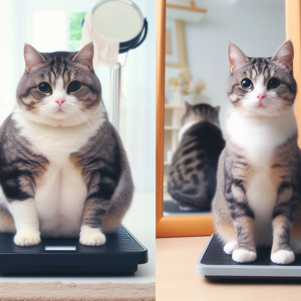 cat losing weight photo